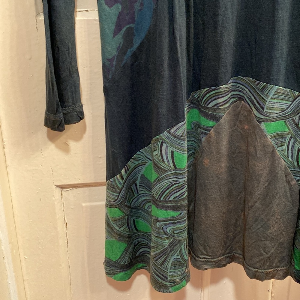 MULTI PATTERN DRESS - Picture 6 of 12